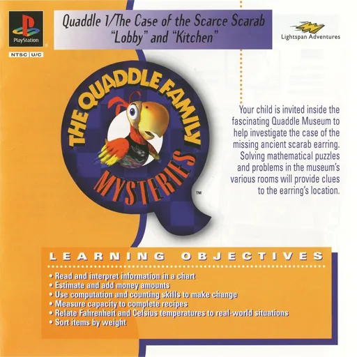 Quaddle Family Mysteries, The 1 - The Case of the Scarce Scarab - Lobby & Kitchen (USA)